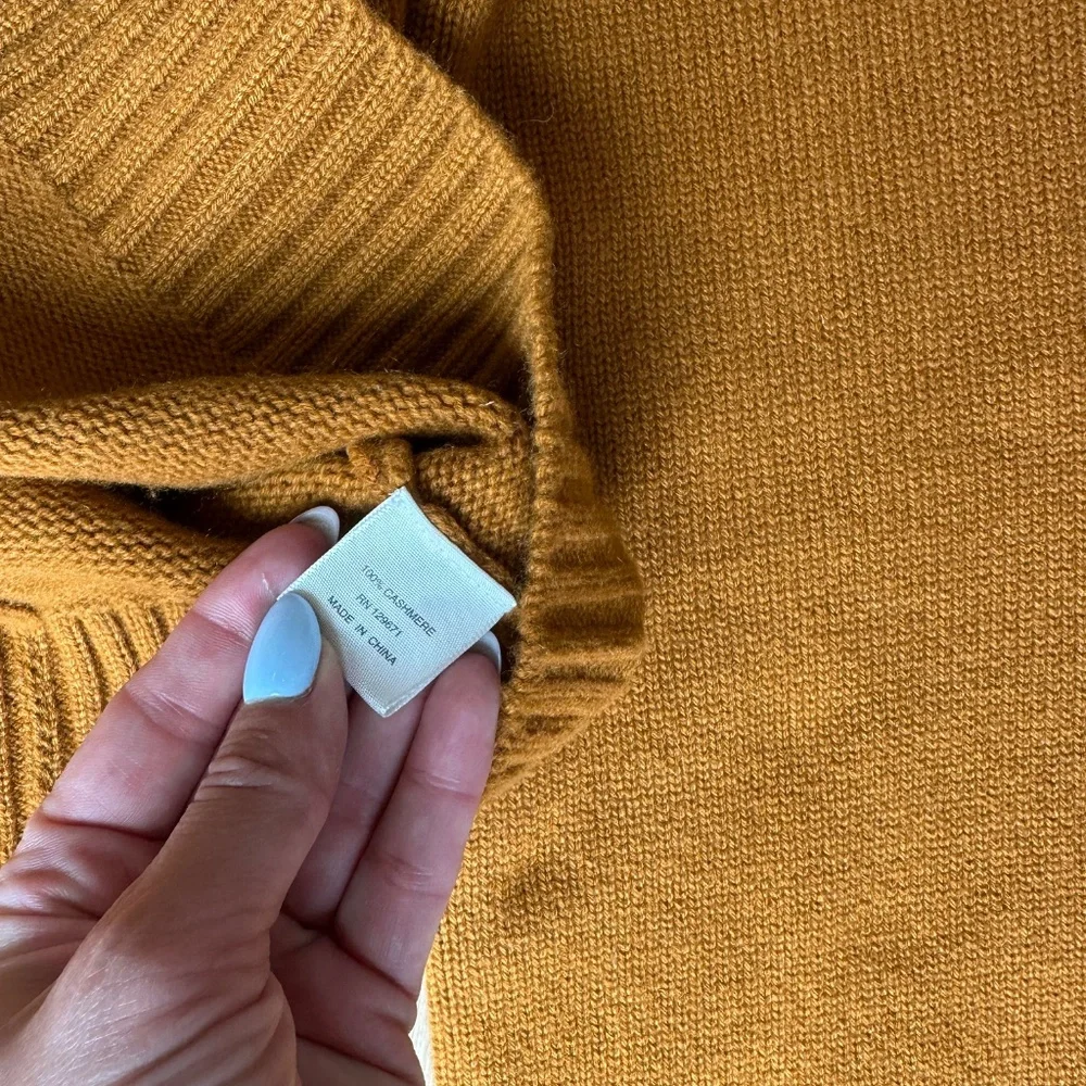 Naked Cashmere burnt yellow fitted cardigan Size Small - Picture 4 of 6